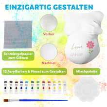 Lade das Bild in den Galerie-Viewer, Babybauch Gipsabdruckset für Schwangere
